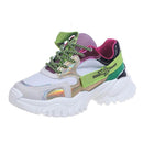 Women Fashion Chunky Sneakers Platform Summer Designers Mixed Colors Vulcanized Shoes Woman Sports Casual Shoes Tennis Female