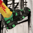 Personality Couple Casual Shoes Outdoor Non Slip Man Sneakers High Quality Hot Sale Breathable Rubber Sole Mixed Color Design