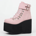 women nevada high heel pink boots