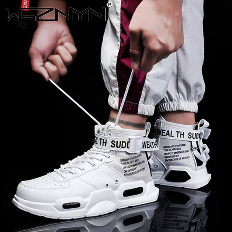 Sneakers High Top Shoe for Men, NEW Outdoor Breathable Training Shoe.