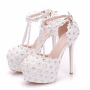 Concert Women Pump Shoe Hollow Lace – Elegant, Comfortable, and Non-Slip Pumps for Any Occasion | NEVADA™ - Nevada Shoe
