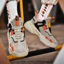 Stylish Running Men Shoes High Top Men's Sneakers Lace Up Sporty Man Shoes Comfortable Mans Sneaker Gym Jogging Athletic Trainer