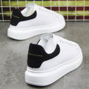 Male Women's skate new chic flat sandals Shoes streetwear women 2019 for girls White Shoes. Fashionable Leisure