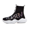 women sneaker high-top sock – stylish casual flats with comfortable fit | nevada™ - Nevada Shoe