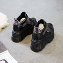 Women shoe winter new leather, fashion small white shoe women comfortable thick bottom non-slip