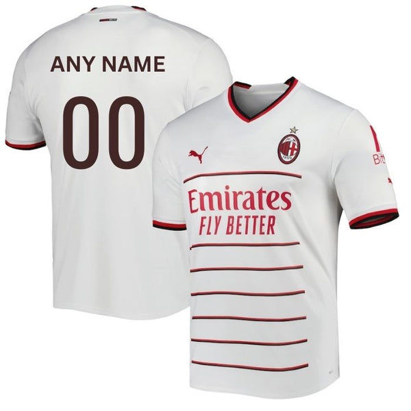 AC Milan Unisex Shirt  Away Custom Jersey - White