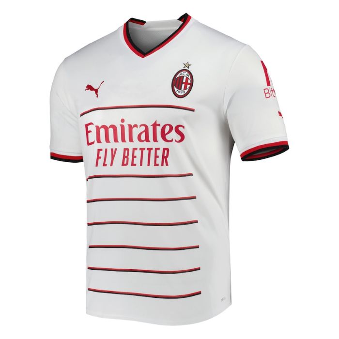 AC Milan Unisex Shirt  Away Custom Jersey - White