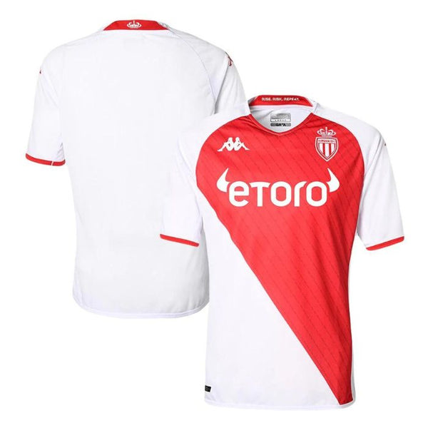 AS Monaco Home Unisex Shirt  Custom Jersey - White/red