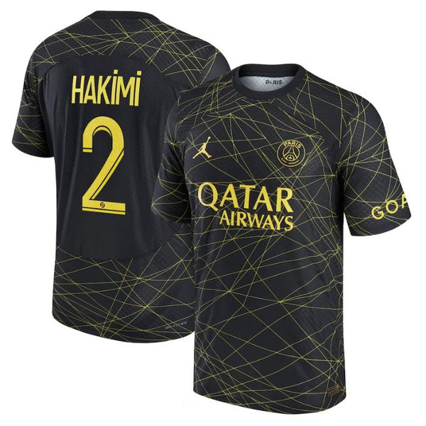 Achraf Hakimi Paris Saint-Germain Unisex Shirt 202223 Fourth Player Jersey - Black