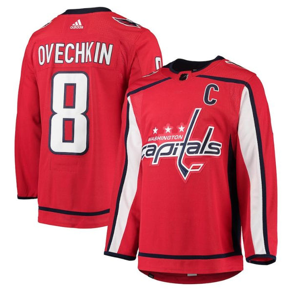 Alexander Ovechkin Washington Capitals Home Captain Patch Primegreen Pro Player Jersey - Red