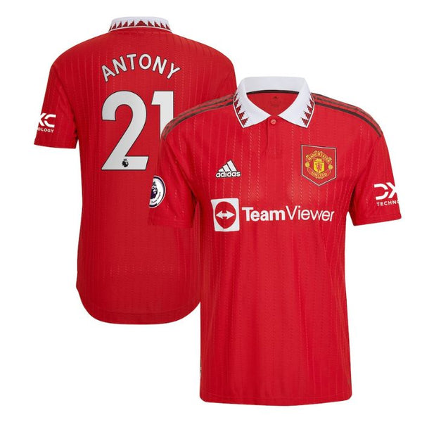 Antony Manchester United Unisex  Home Player Jersey - Red