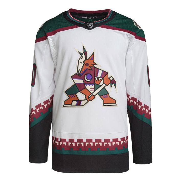 Arizona Coyotes Team Unisex Primegreen Pro Custom Jersey - White