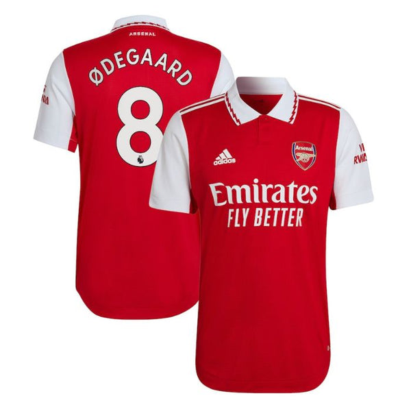 Arsenal Home Unisex Shirt  with Ødegaard 8 printing Jersey - Red