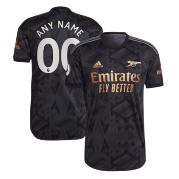 Arsenal Unisex Shirt  Away Customized Jersey – Black