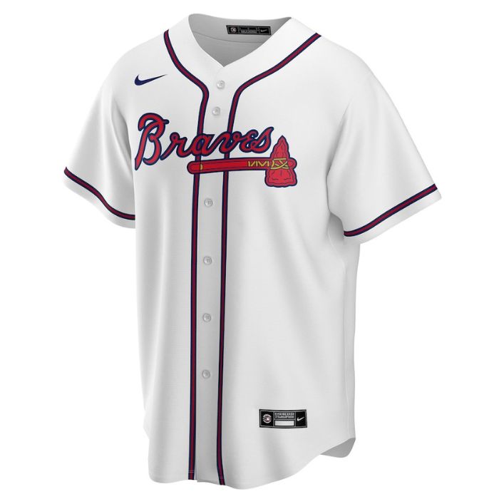 Atlanta Braves Unisex Home Customized Pro Jersey - White