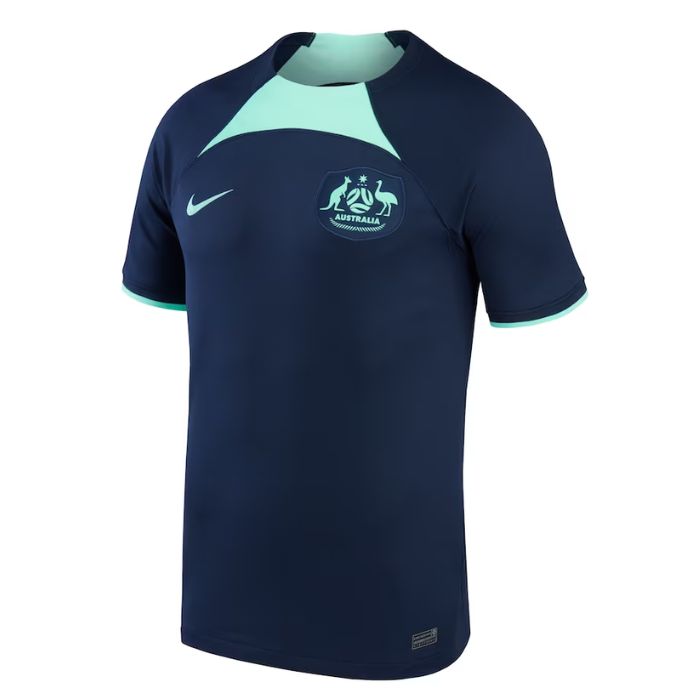 Australia National Team Unisex Shirt  Away Custom Jersey - Navy