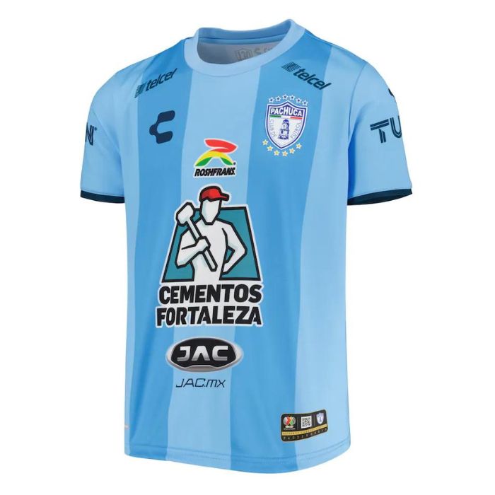 C.F. Pachuca Unisex Shirt  Away  Blank Jersey - Blue