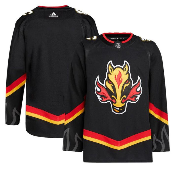 Calgary Flames Unisex Alternate Primegreen Pro Jersey - Black