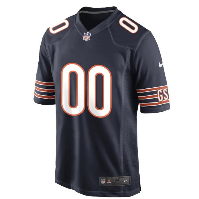 Chicago Bears Unisex Shirt Custom Game Jersey - Navy