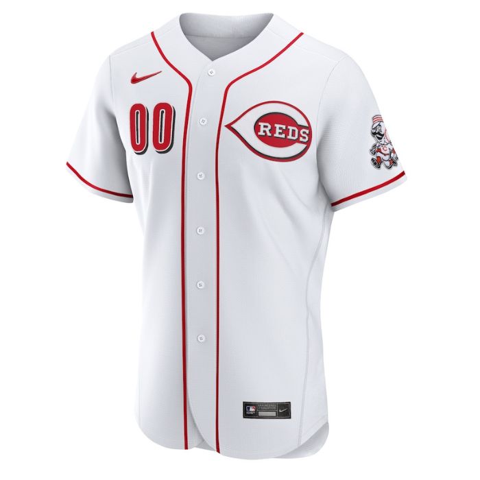 Cincinnati Reds Team Home Unisex Custom Jersey - White