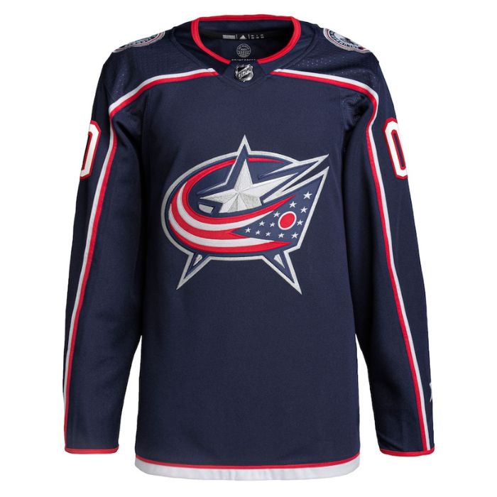 Columbus Blue Jackets  Home Primegreen Pro Custom Unisex Jersey - Navy