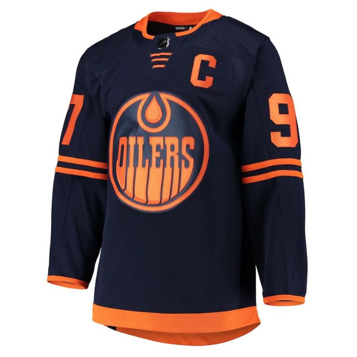 Connor McDavid Edmonton Oilers Team Alternate Primegreen Unisex Pro Player Jersey - Navy