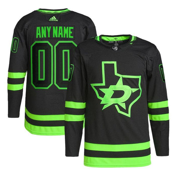 Dallas Stars Team Alternate Primegreen Unisex Pro Custom Jersey - Black