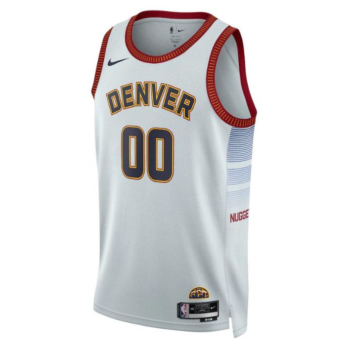 Denver Nuggets Unisex  Swingman Custom Pro Jersey - City Edition - Gray