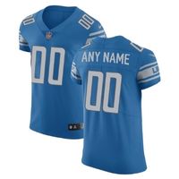 Detroit Lions Team Vapor Untouchable Unisex Custom Elite Jersey - Blue