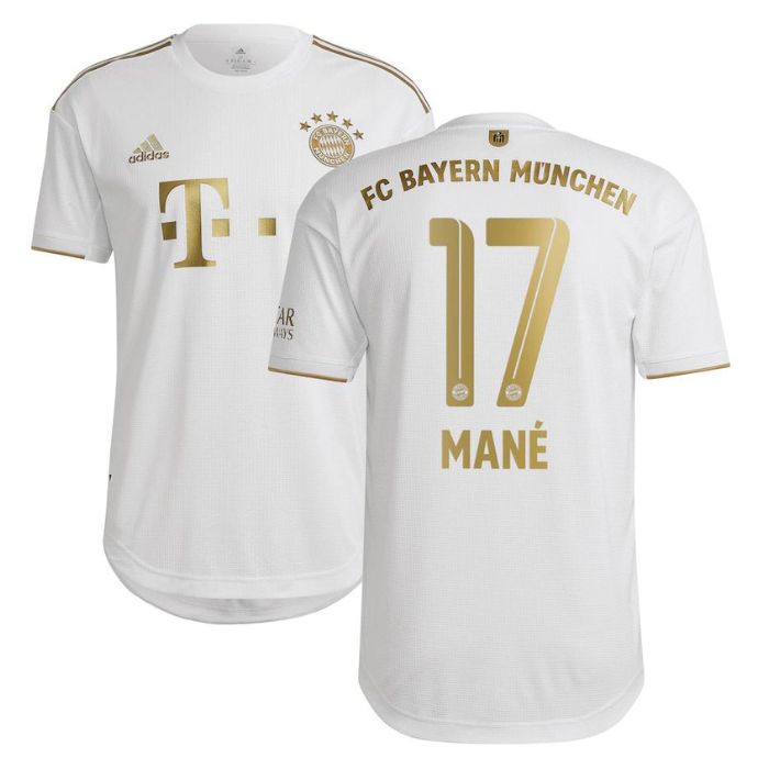 FC Bayern Away Unisex Shirt  with Mané 17 printing - White