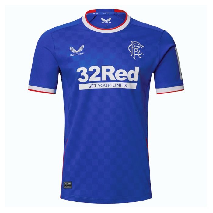 Glasgow Rangers Home Shirt  Custom Jersey - Blue