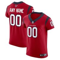 Houston Texans Team Vapor Elite Custom Unisex Jersey - Red