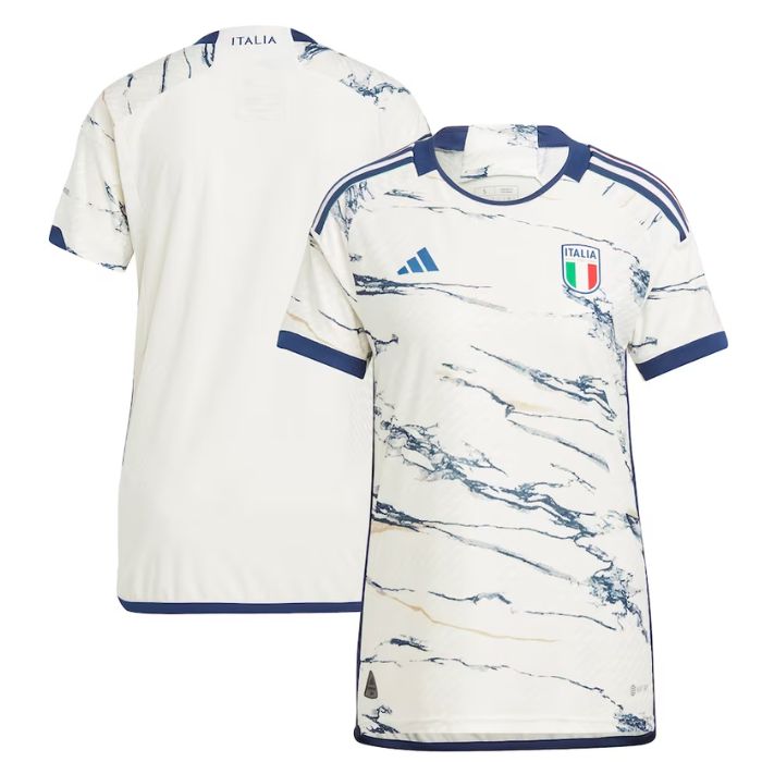 Italy National Team Unisex Shirt 202324 Away Custom Jersey - White