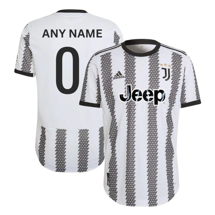 Juventus Home Unisex Shirt  Custom Jersey - White