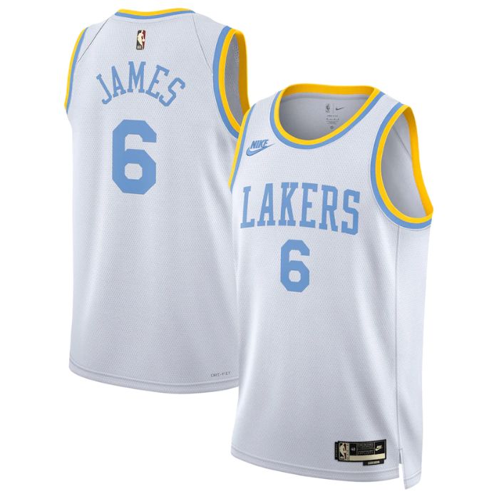 LeBron James Los Angeles Lakers 202223 Swingman Jersey White - Classic Edition