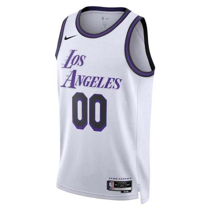 Los Angeles Lakers Unisex  Swingman Custom Pro Jersey - City Edition - White