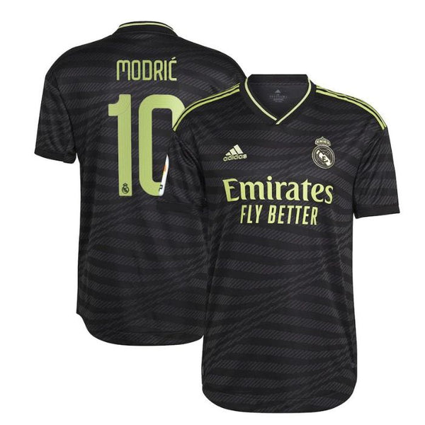 Luka Modric Real Madrid Unisex Shirt  Third Player Jersey - Black