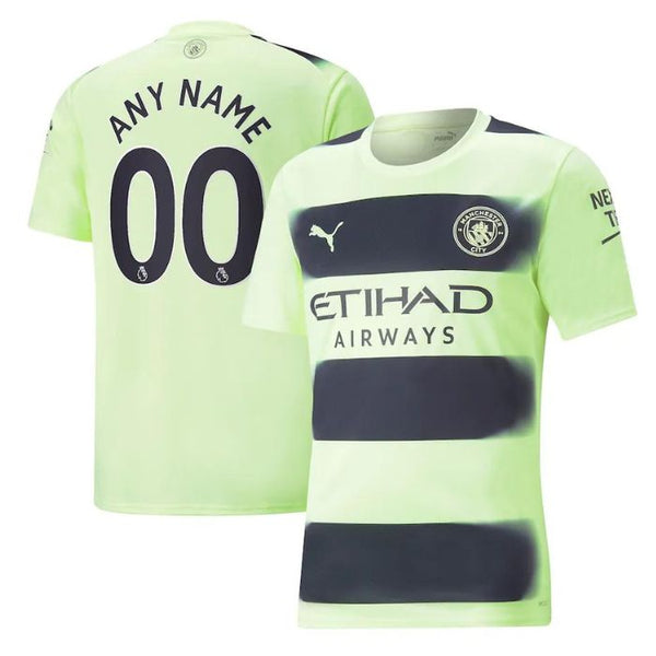 Manchester City Unisex Shirt  Third Custom Jersey - Black