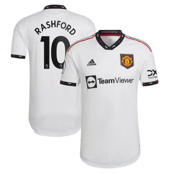 Marcus Rashford Manchester United Unisex Shirt  Away Player Jersey - White