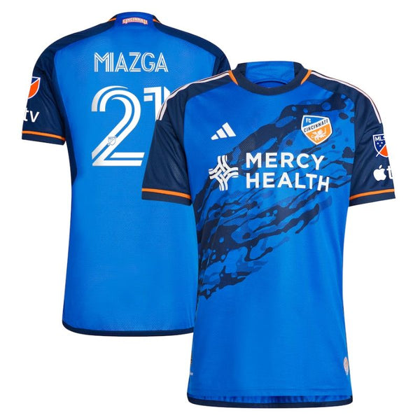 Matt Miazga FC Cincinnati Unisex Shirt 2023 River Kit Player Jersey - Blue