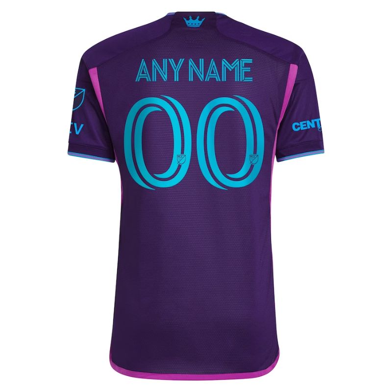 Men's Charlotte FC Purple 2023 Crown Jewel Kit  Custom Jersey