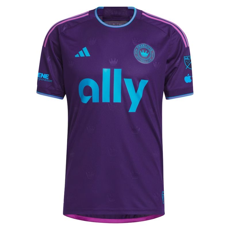 Men's Charlotte FC Purple 2023 Crown Jewel Kit  Custom Jersey