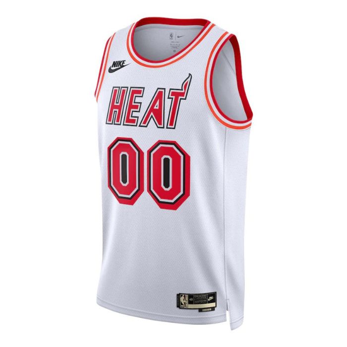 Miami Heat Unisex  Custom Swingman Jersey - Classic Edition - White