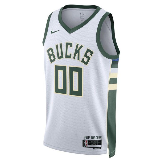 Milwaukee Bucks Unisex  Swingman Customized Jersey White - Association Edition