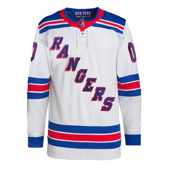 New York Rangers Unisex Away Primegreen Pro Custom Jersey - White