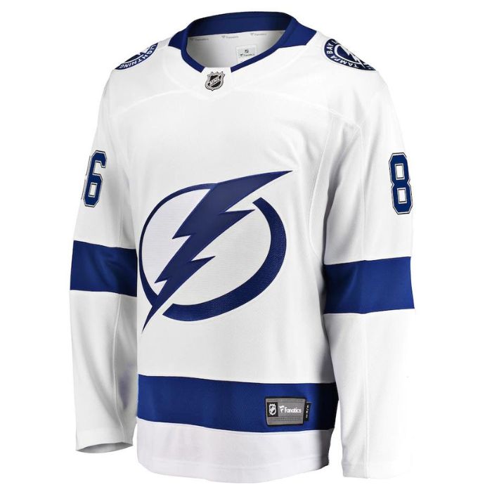 Nikita Kucherov Tampa Bay Lightning Team Away Premier Breakaway Unisex Player Jersey - White