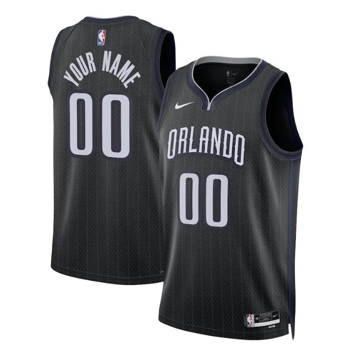 Orlando Magic Unisex 202223 Swingman Custom Pro Official Jersey - City Edition - Black