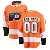 Philadelphia Flyers Team Home Breakaway Unisex Custom Jersey - Orange