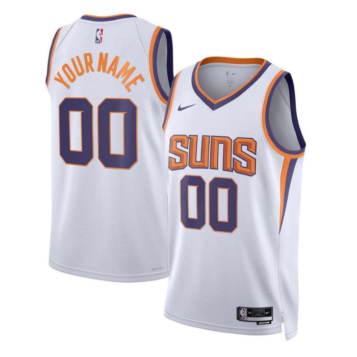 Phoenix Suns Unisex 202223 Swingman Custom Jersey White - Association Edition