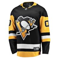 Pittsburgh Penguins Team Home Breakaway Unisex Custom Jersey - Black